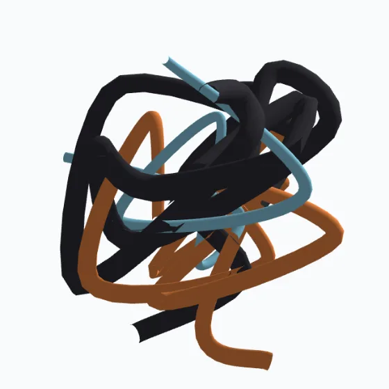 Schlauchfigur zu Aufgabe 5, Vorderansicht